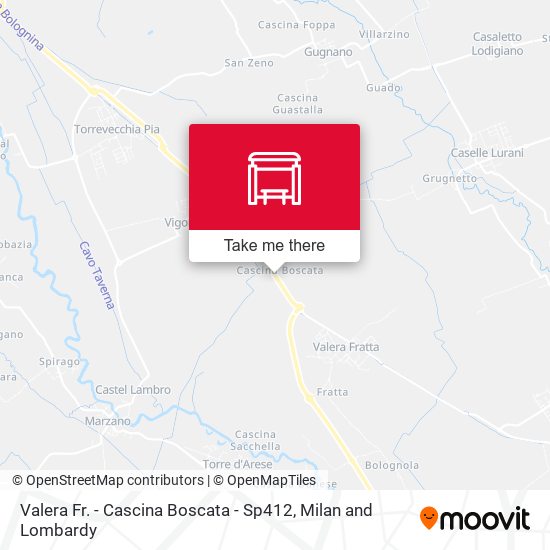 Valera Fr. - Cascina Boscata - Sp412 map