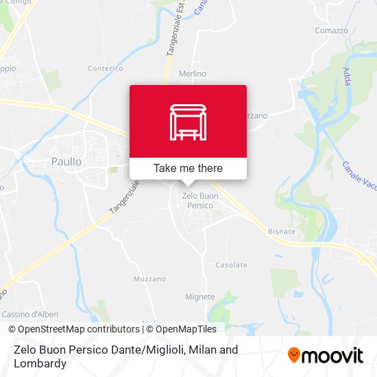 Zelo Buon Persico Dante / Miglioli map