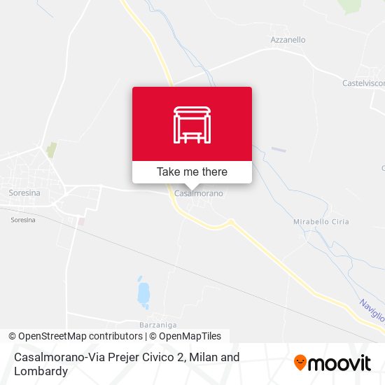 Casalmorano-Via Prejer Civico 2 map