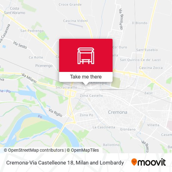Cremona-Via Castelleone 18 map