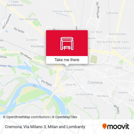 Cremona, Via Milano 3 map