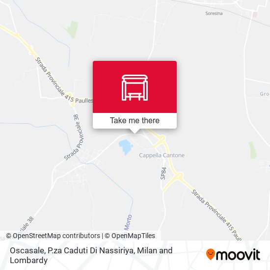 Oscasale, P.za Caduti Di Nassiriya map