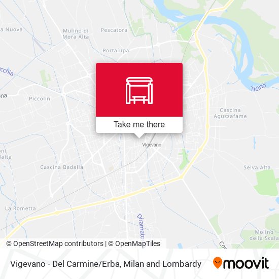 Vigevano - Del Carmine/Erba map