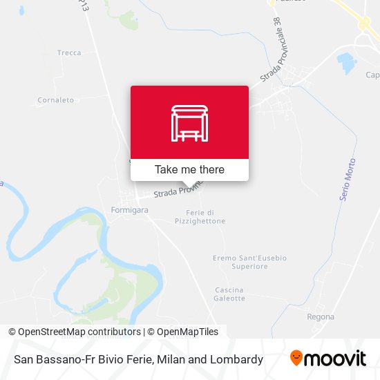 San Bassano-Fr Bivio Ferie map