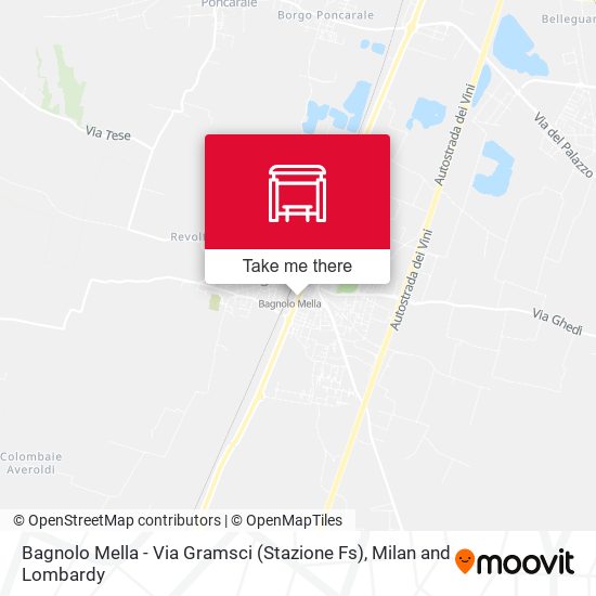 Bagnolo Mella - Via Gramsci (Stazione Fs) map