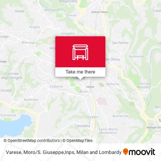 Varese, Moro/S. Giuseppe,Inps map