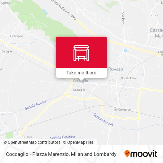 Coccaglio - Piazza Marenzio map