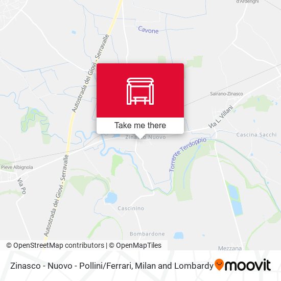 Zinasco - Nuovo - Pollini / Ferrari map