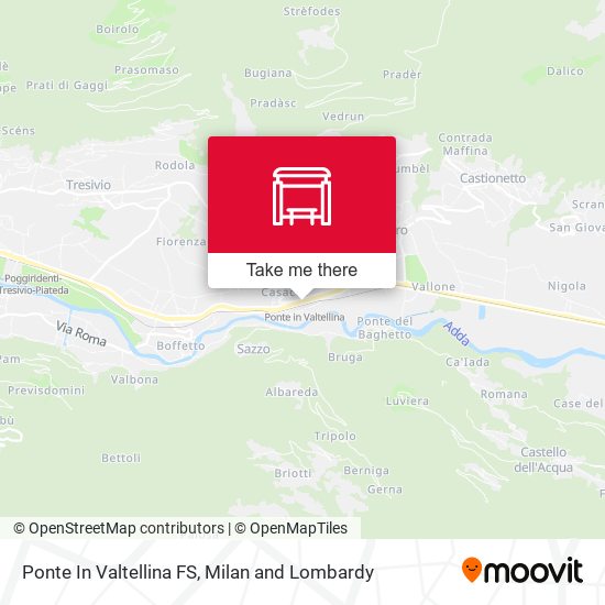 Ponte In Valtellina FS map