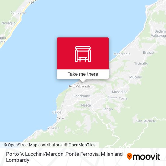 Porto V, Lucchini / Marconi,Ponte Ferrovia map