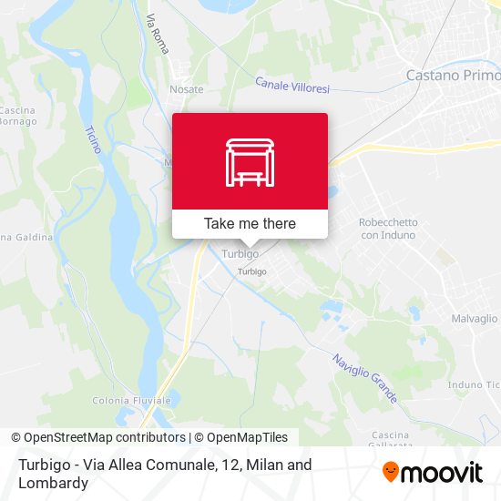 Turbigo - Via Allea Comunale, 12 map