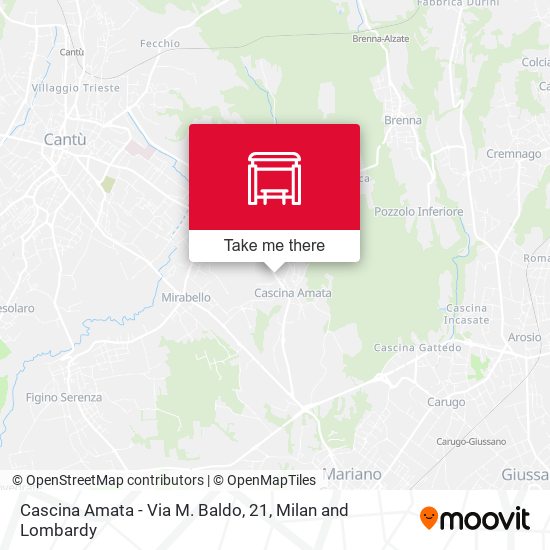 Cascina Amata - Via M. Baldo, 21 map