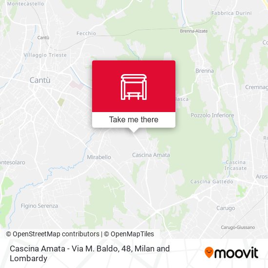 Cascina Amata - Via M. Baldo, 48 map