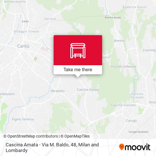 Cascina Amata - Via M. Baldo, 48 map
