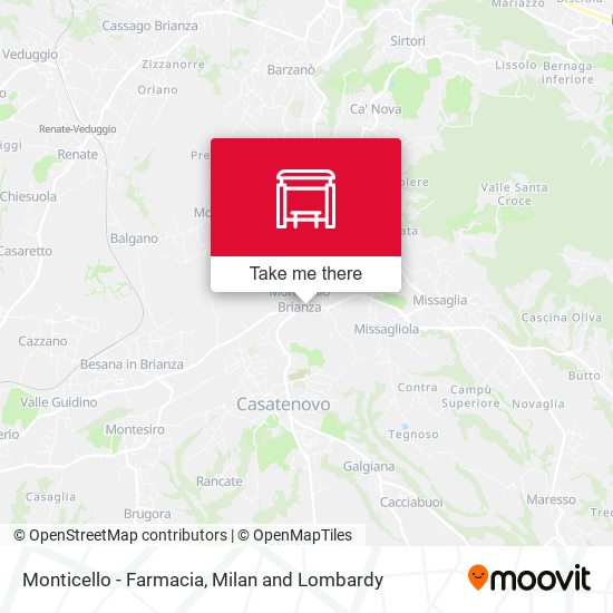 Monticello - Farmacia map