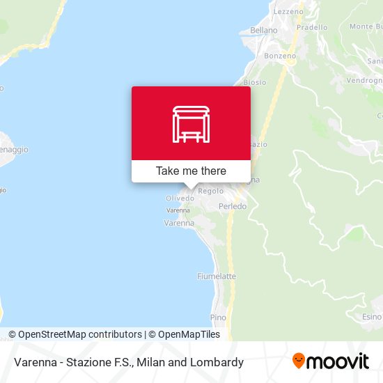 Varenna - Stazione F.S. map
