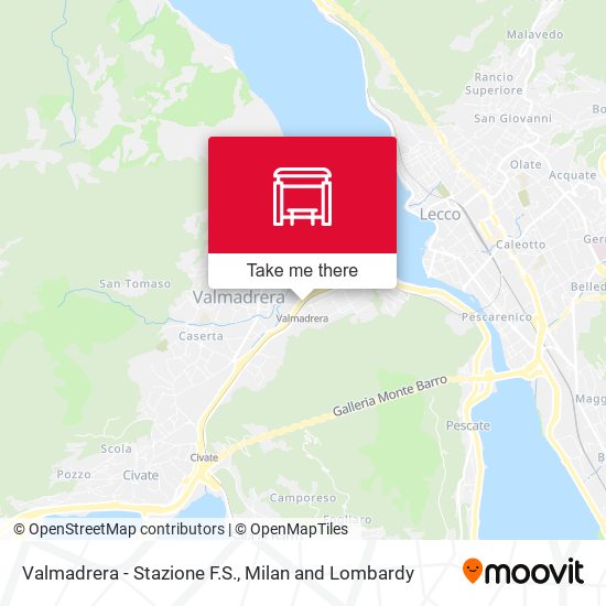 Valmadrera - Stazione F.S. map