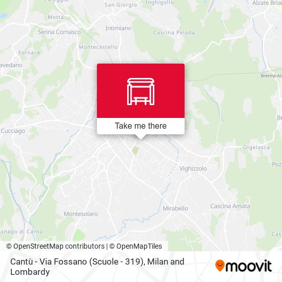 Cantù - Via Fossano (Scuole - 319) map