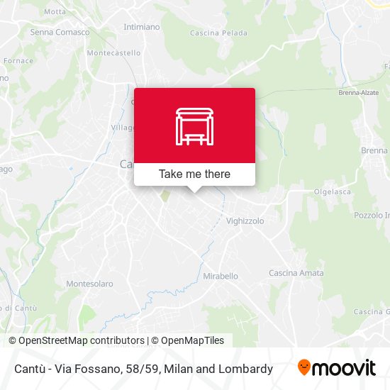 Cantù - Via Fossano, 58/59 map