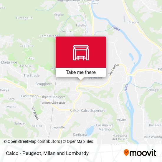 Calco - Peugeot map