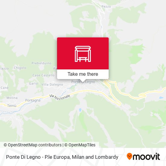 Ponte Di Legno - P.le Europa map