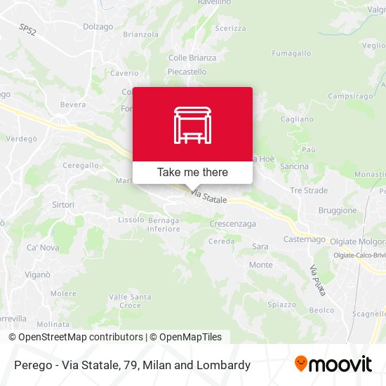Perego - Via Statale, 79 map