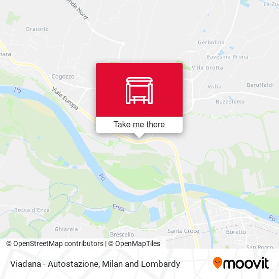 Viadana - Autostazione map
