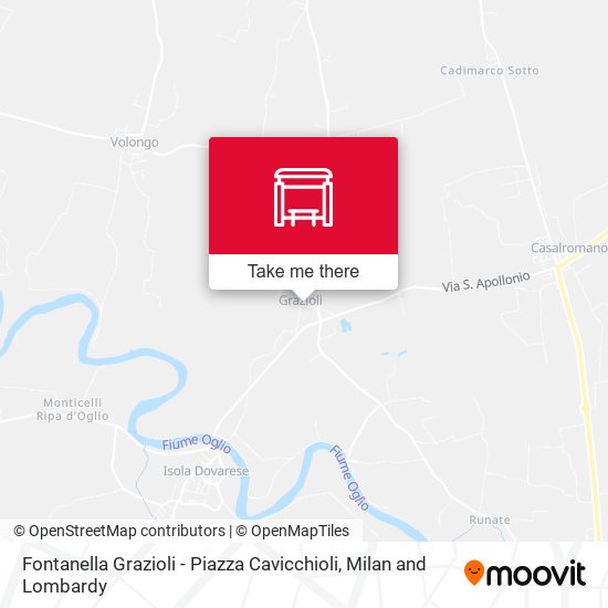 Fontanella Grazioli - Piazza Cavicchioli map