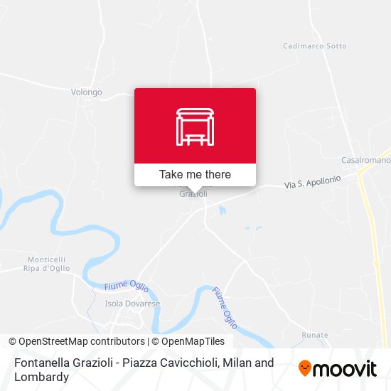 Fontanella Grazioli - Piazza Cavicchioli map