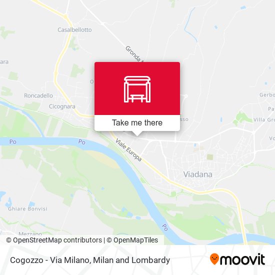 Cogozzo - Via Milano map