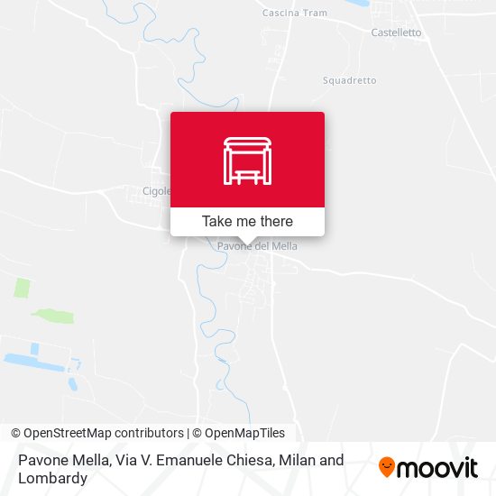 Pavone Mella, Via V. Emanuele Chiesa map