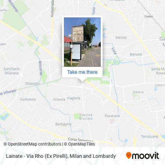 Lainate - Via Rho (Ex Pirelli) map
