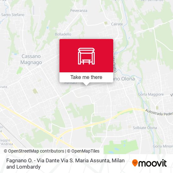 Fagnano O. - Via Dante Via S. Maria Assunta map