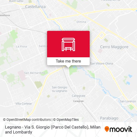 Legnano - Via S. Giorgio (Parco Del Castello) map
