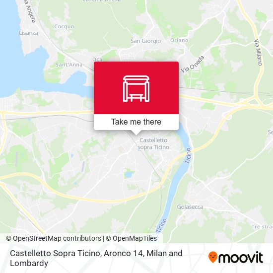 Castelletto Sopra Ticino, Aronco 14 map