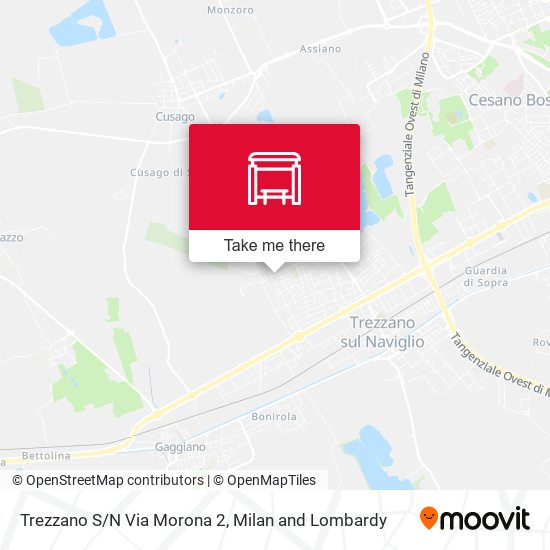 Trezzano S/N Via Morona 2 map