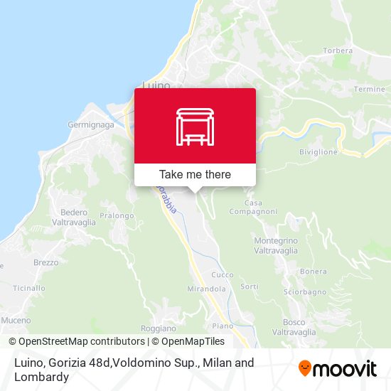 Luino, Gorizia 48d,Voldomino Sup. map