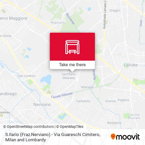 S.Ilario (Fraz.Nerviano) - Via Guareschi Cimitero map