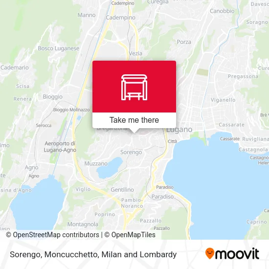 Sorengo, Moncucchetto map