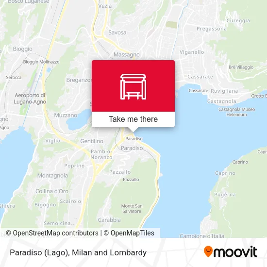 Paradiso (Lago) map
