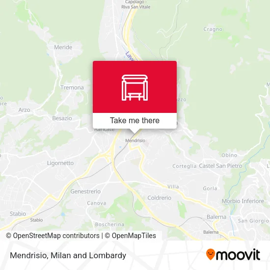 Mendrisio map