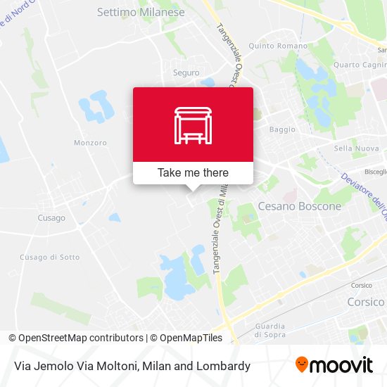 Via Jemolo Via Moltoni map