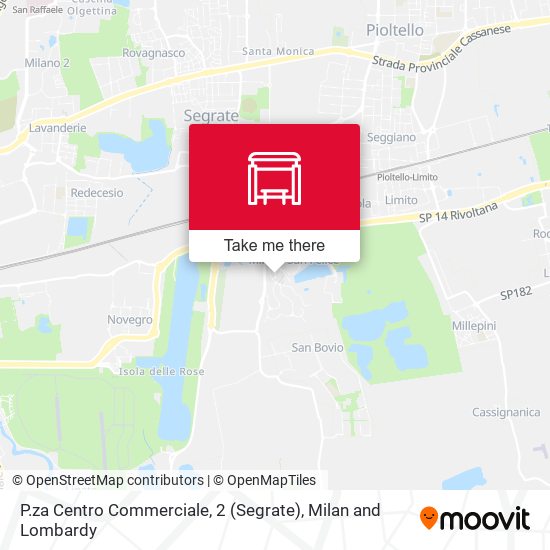 P.za Centro Commerciale, 2 (Segrate) map