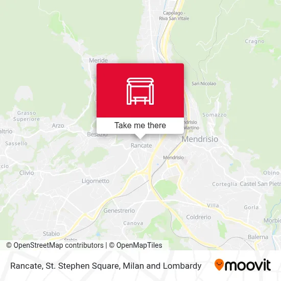 Rancate, St. Stephen Square map