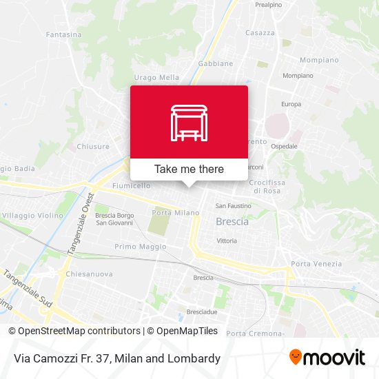 Via Camozzi Fr. 37 map
