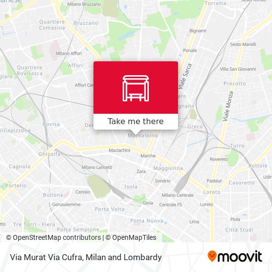 Via Murat Via Cufra map