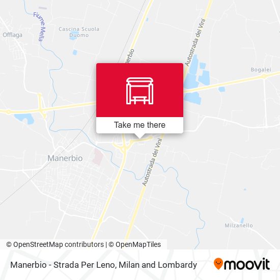 Manerbio - Strada Per Leno map