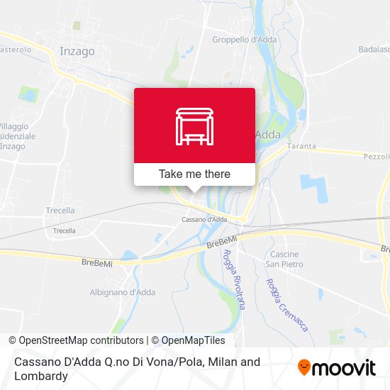 Cassano D'Adda Q.no Di Vona / Pola map