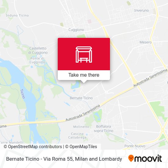 Bernate Ticino -  Via Roma 55 map