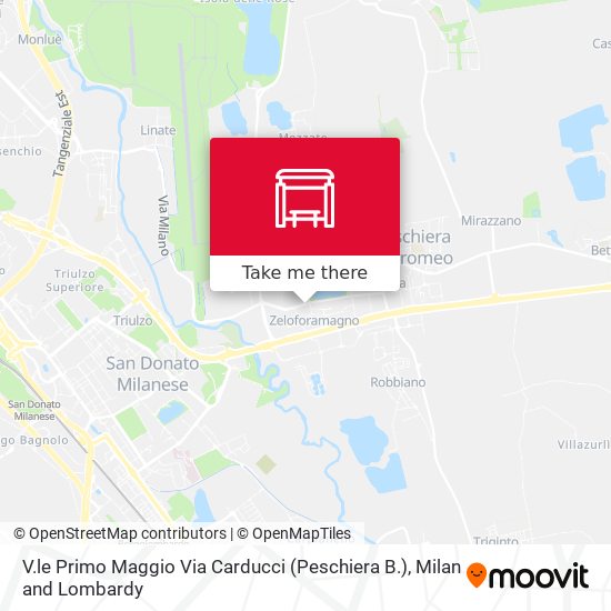 V.le Primo Maggio Via Carducci (Peschiera B.) map